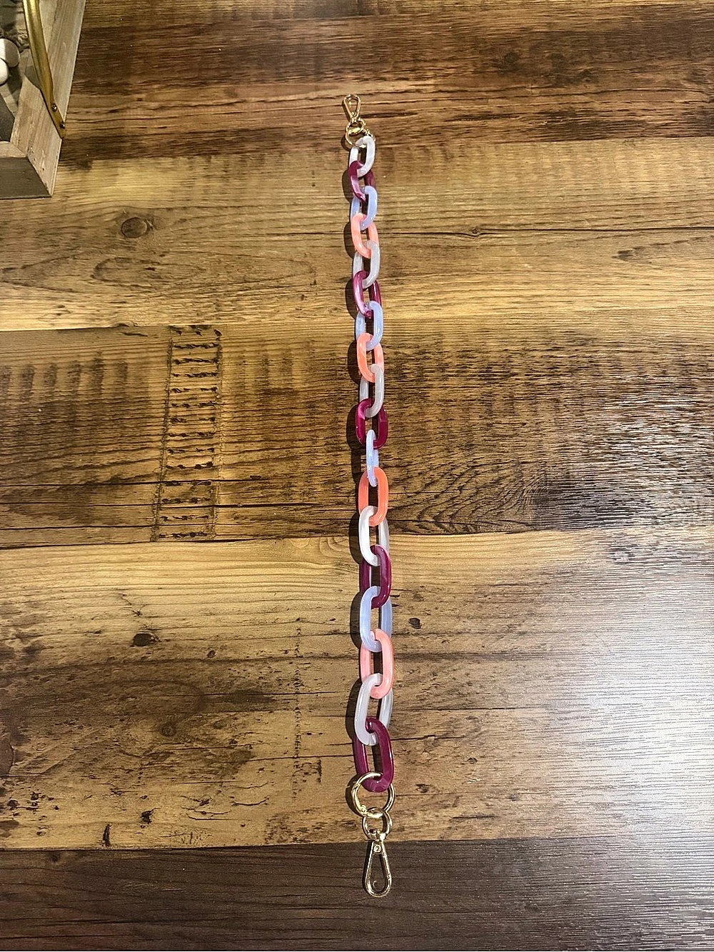 Pink & Purple Bag Chain